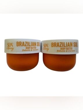 Spa Luxury Body Butter 2 Tubs Pistachio & Caramel 6oz